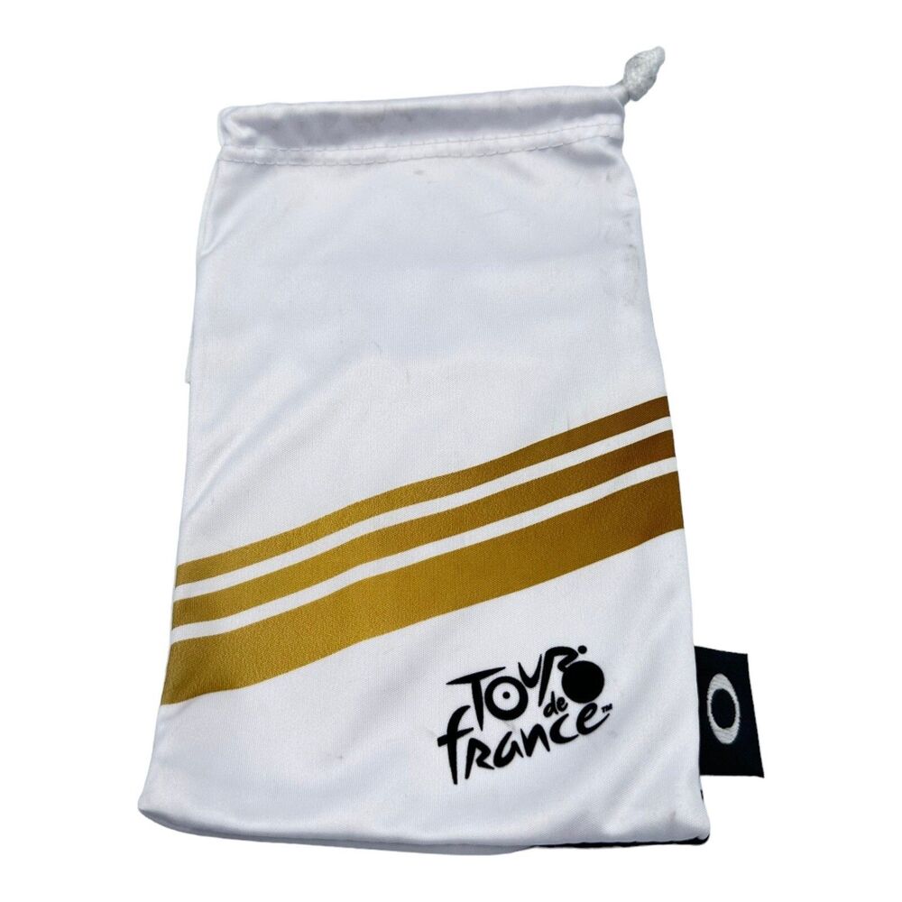 Oakley Tour de France White Microbag Sunglasses/Lens Storage Cloth (Authentic)